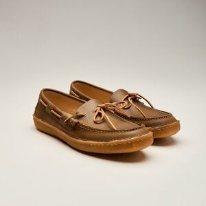 Huckberry Luca Men's drift camp Moc Leather Loafers Sz 11